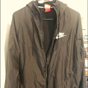 NIKE Black Windbreaker